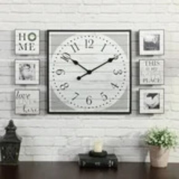NEW Firstime Clock Shiplap Gallery Set - Picture 2 of 6